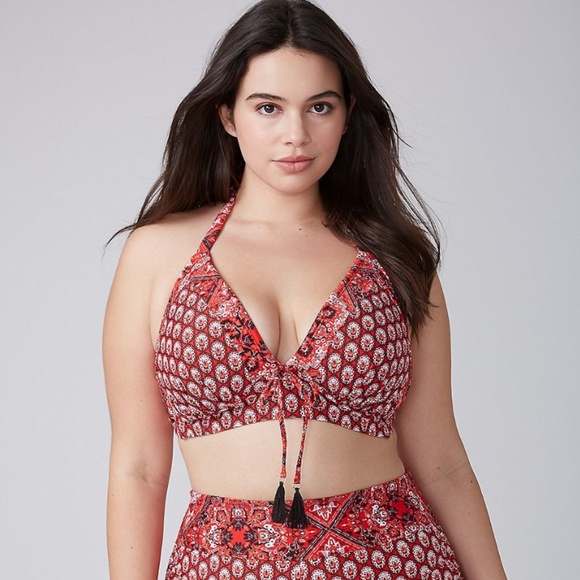 Cacique Other - Cacique Lane Bryant triangle swim top bikini